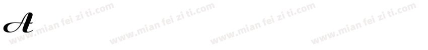 Ariston Extra Bold Italic T字体转换